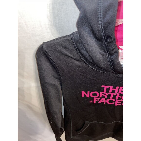 The North Face Athletic Hoodie Women’s Size Small Black Pink Pullover Long Slv - Picture 5 of 14